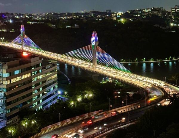Hyderabad night view pic