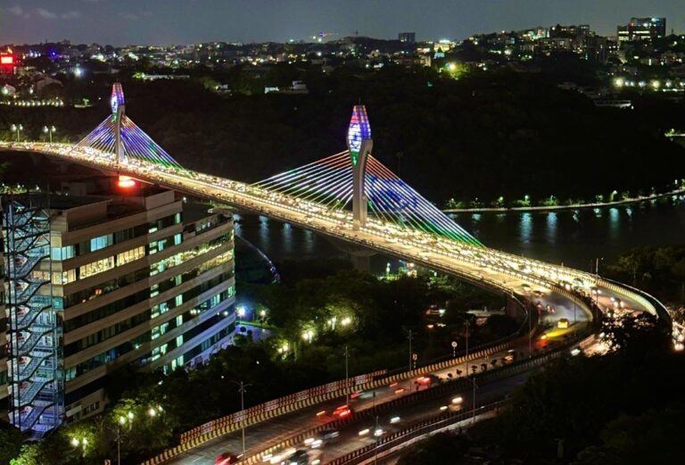 Hyderabad night view pic