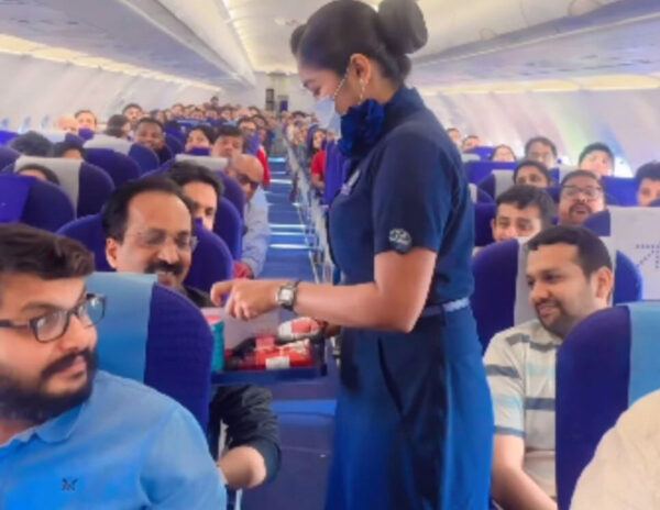 ISRO Chief Gets Surprise Welcome In Flight