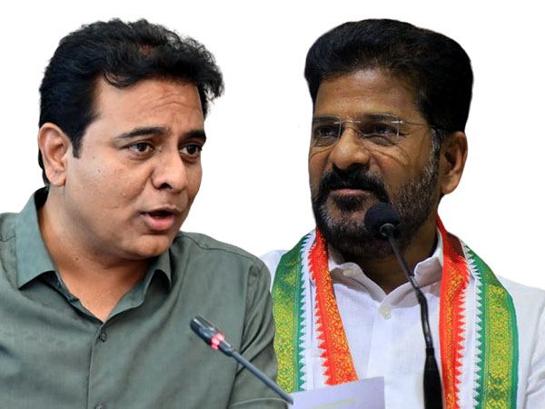 KTR Revanth Reddy