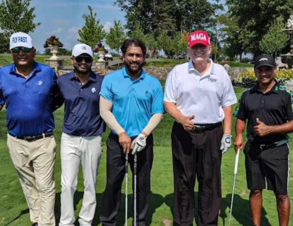 MS Dhoni Donald Trump