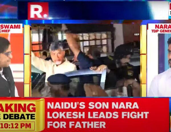 Nara Lokesh Arnab Goswami republic tv Debate Video