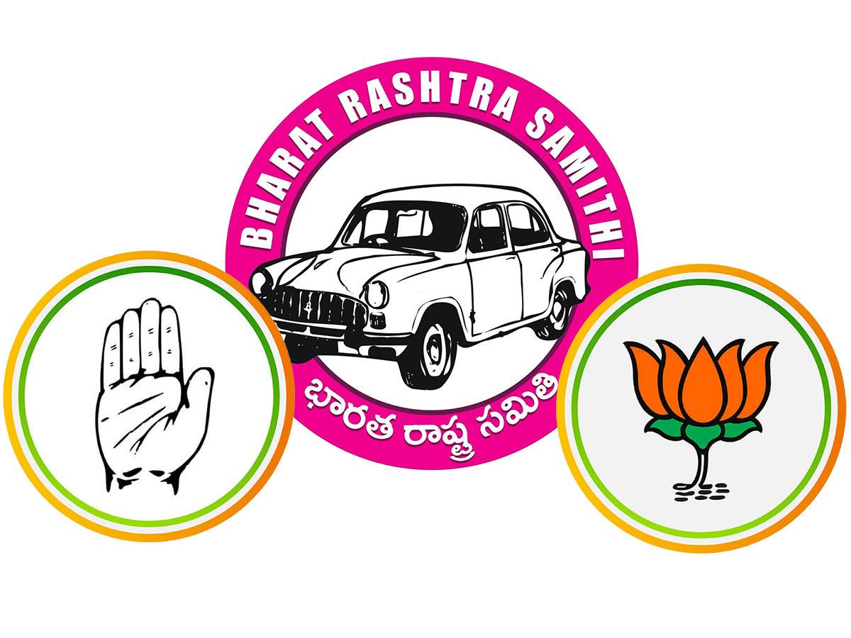 BRS Congress BJP