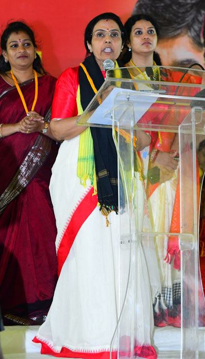 Nara Bhuvaneshwari's Protest