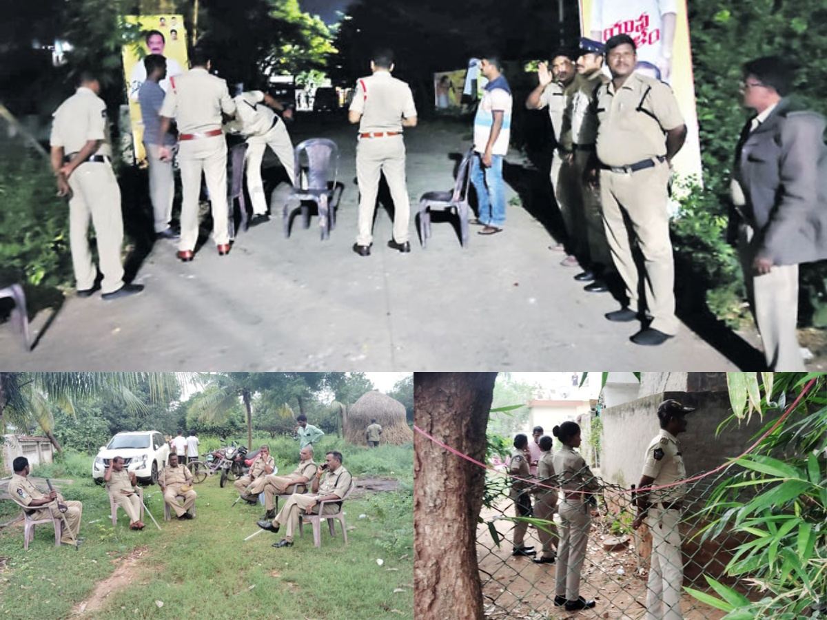 Police Force Deployed at Bandaru Satyanarayana’s House