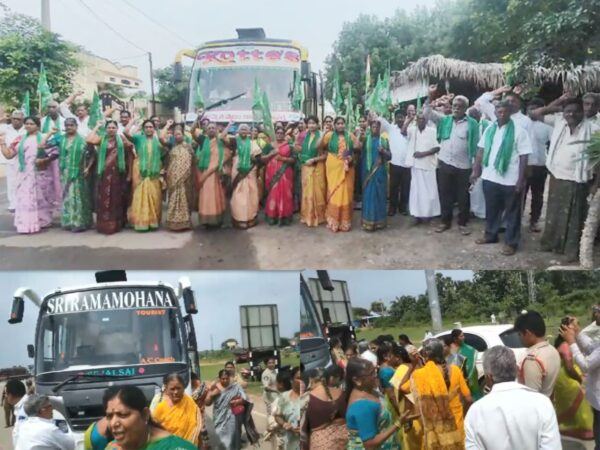 Police Stopped Amaravati Farmers Going To Rajamahendravaram