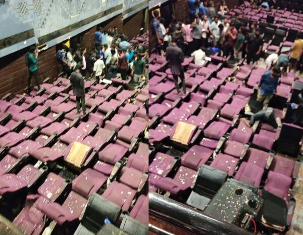 Theater Damaged Chennai