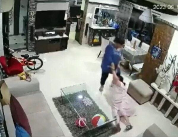 Cruel Woman Beats Up Mother-In-Law
