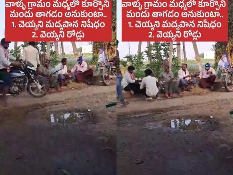 Andhra Pradesh Roads YSRCP Social Media