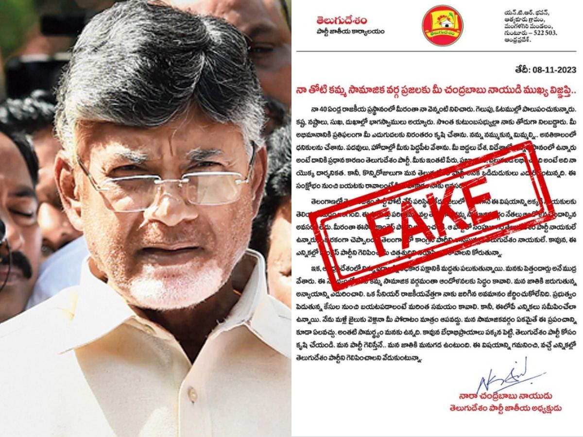 Chandrababu Fake Leader