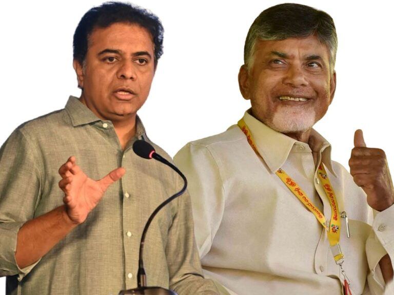 Minister KTR Chandrababu Naidu