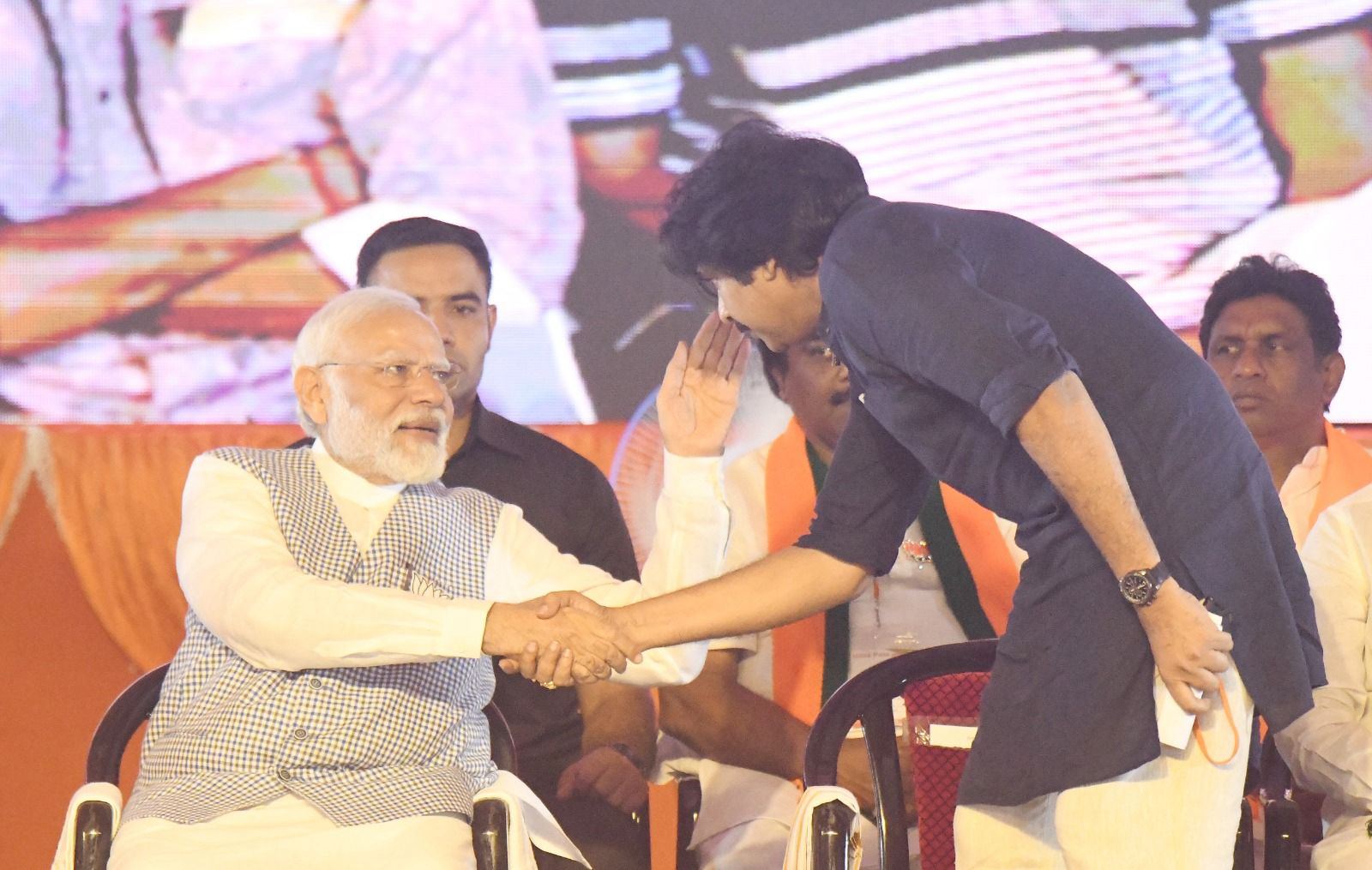 Pawan Kalyan Shares Stage with Modi in Telangana