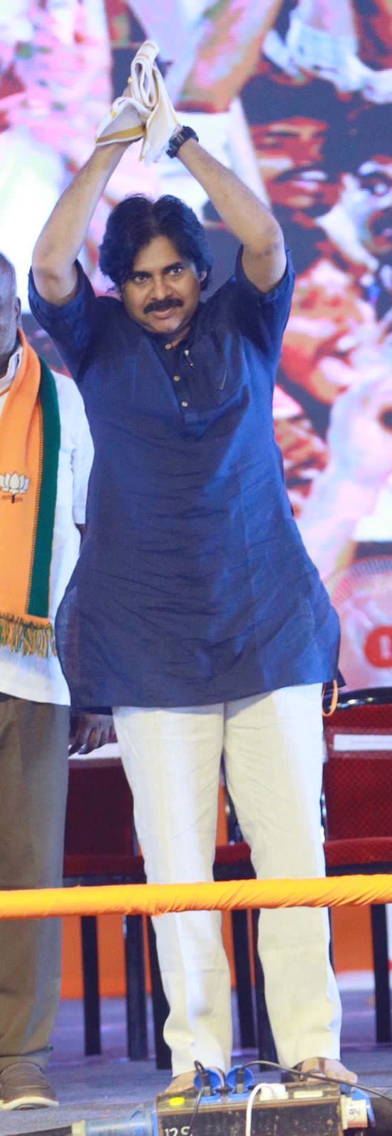 Pawan Kalyan Shares Stage with Modi in Telangana