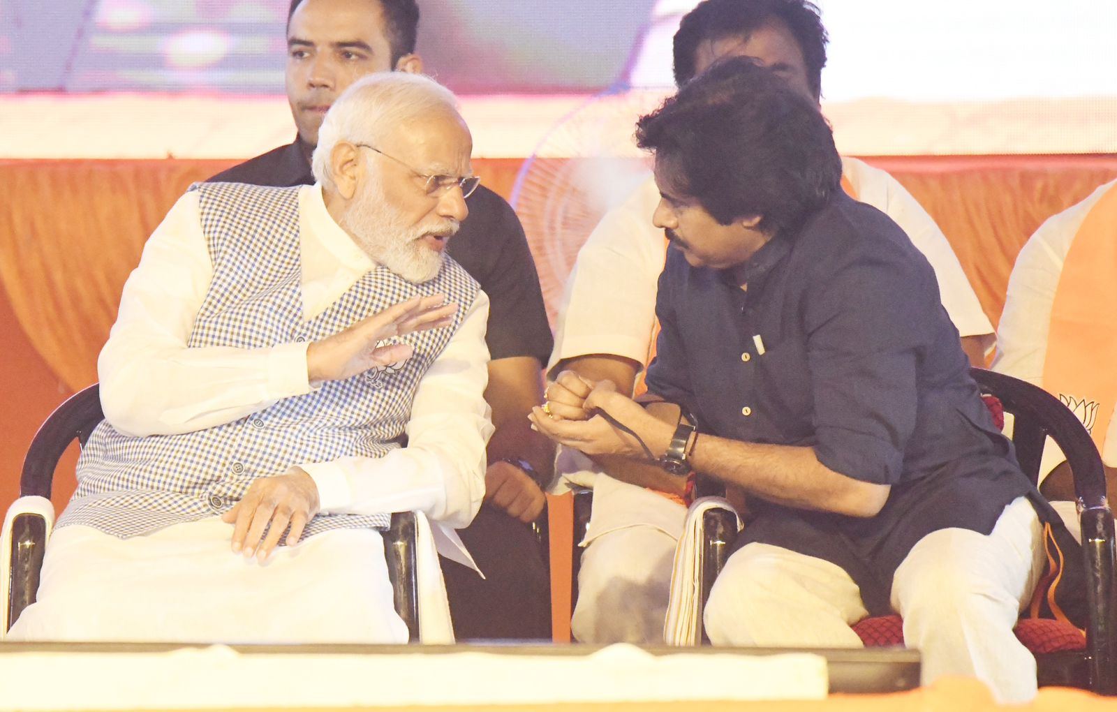 Pawan Kalyan Shares Stage with Modi in Telangana