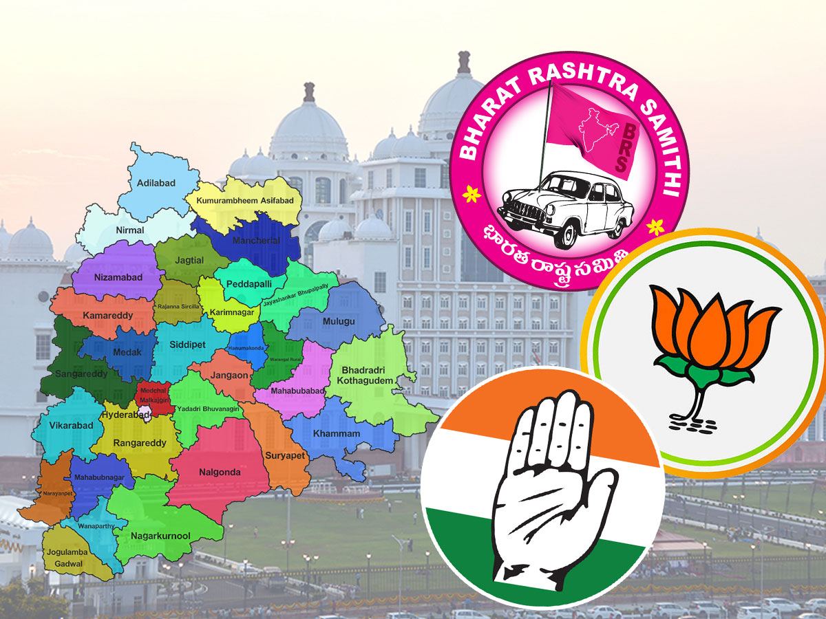 BRS BJP Congress Telangana Politics