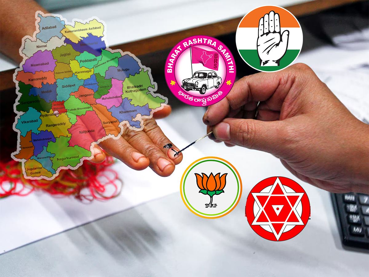 telangana-elections-2023-BJP-JanaSena-BRS-Congress