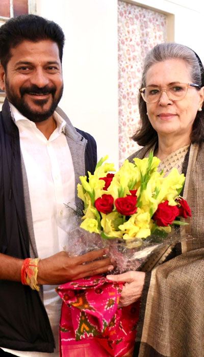 CM Revanth Meets Gandhis in Delhi