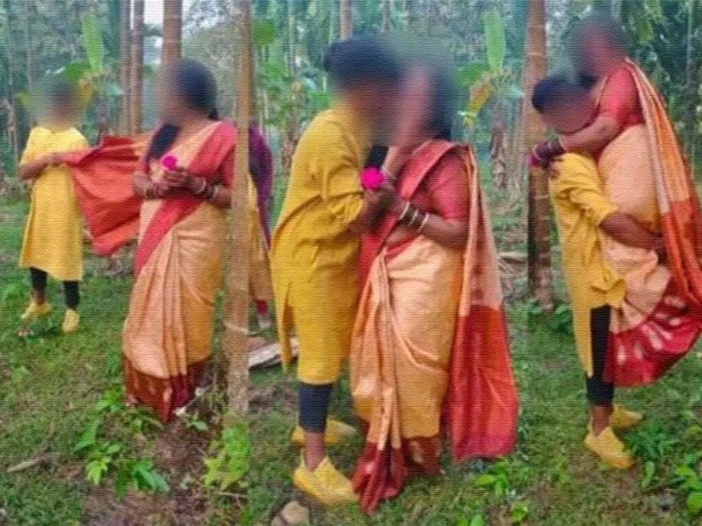 Headmistress with a 10th class Boy