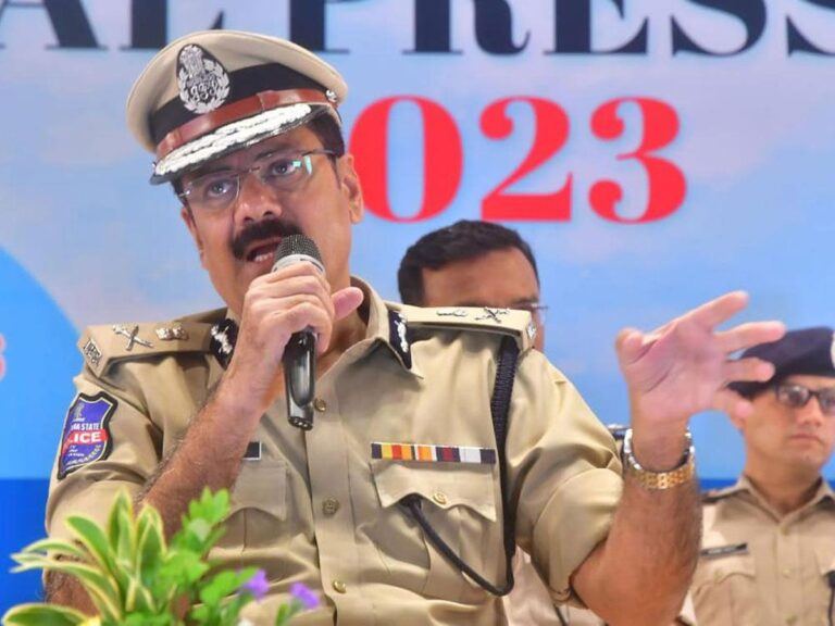 Hyderabad Police Commissioner K Sreenivasa Reddy