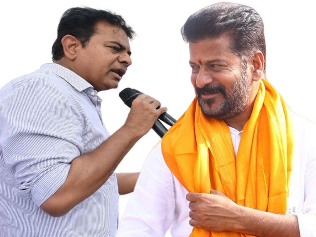 KTR Revanth Reddy