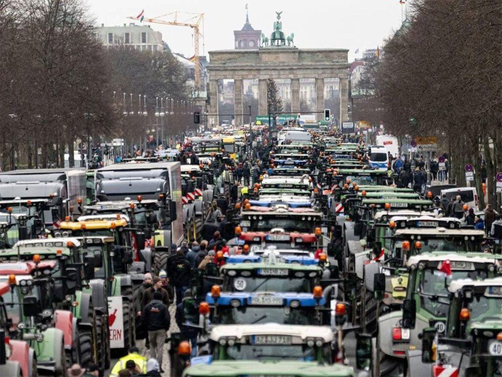 Massive Farmer Protests