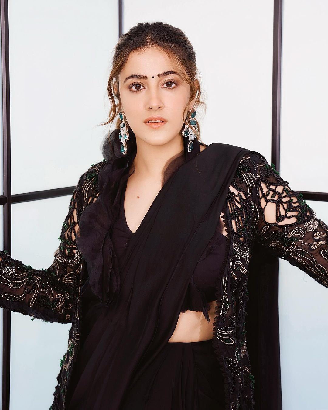 Nupur Sanon Stills In Black Saree