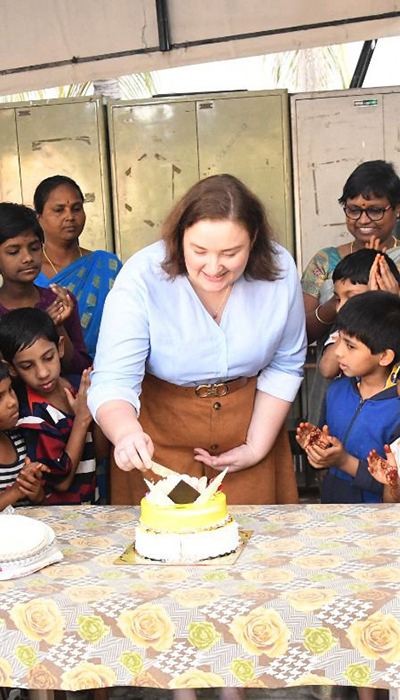 Pawan Kalyan's Wife Anna Lezhneva And Kids at Christmas