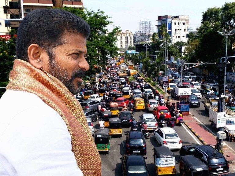 Revanth Reddy Hyderabad Roads