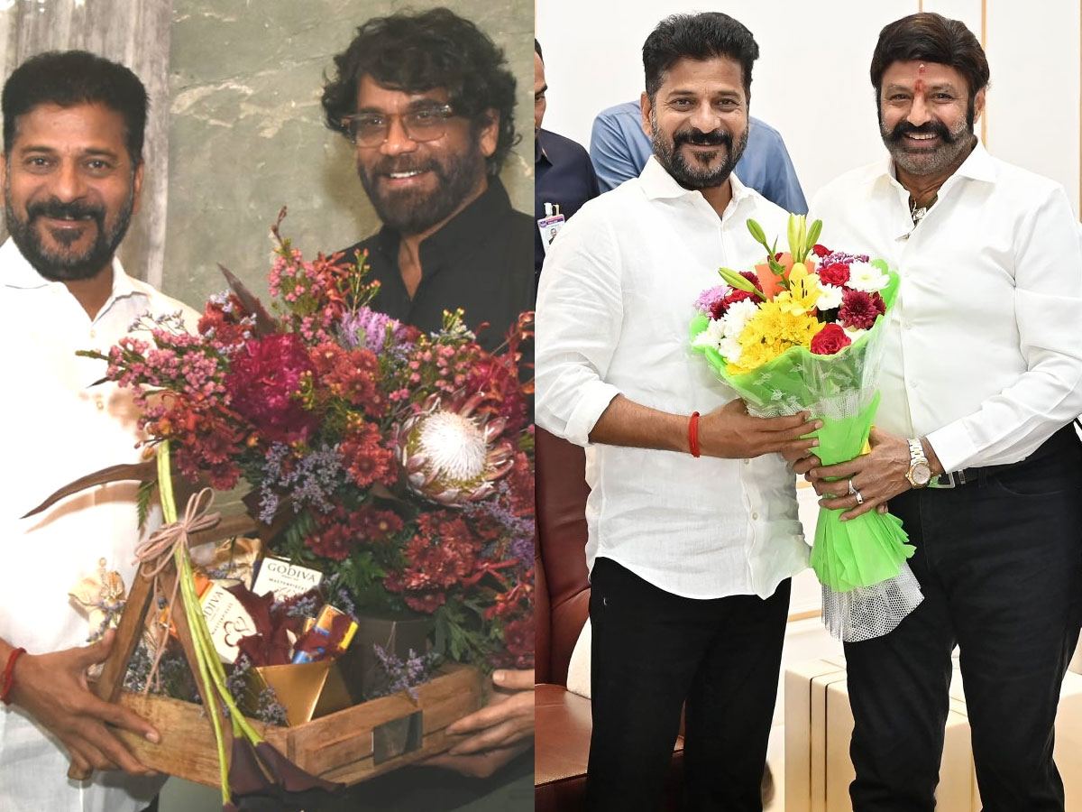 Revanth Reddy Meeting Actors