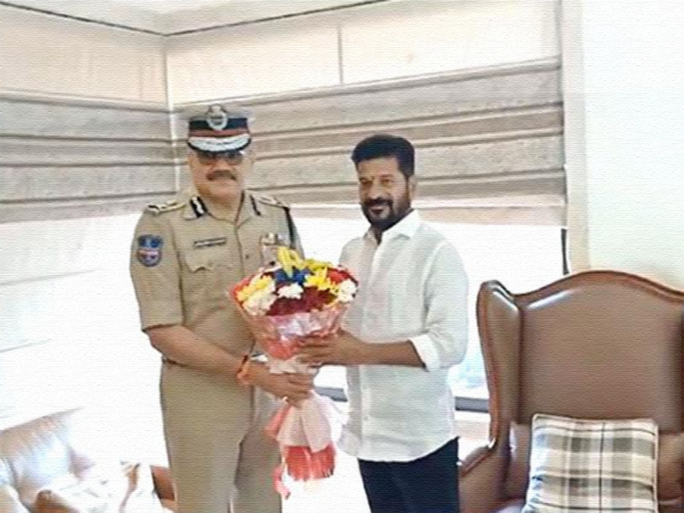 DGP Anjani Kumar Met Revanth Reddy