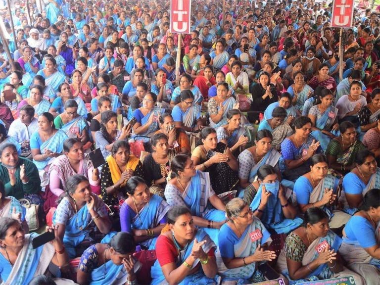 Anganwadi Workers Strike