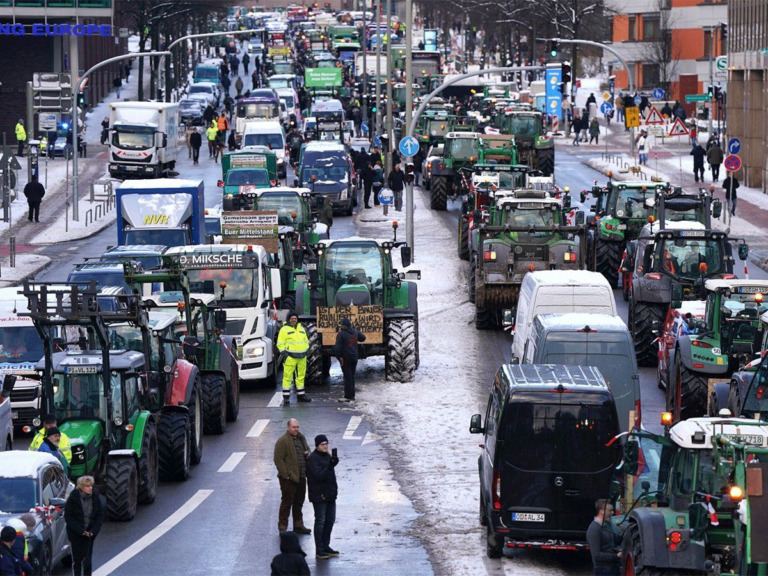 Huge Farmer Protests