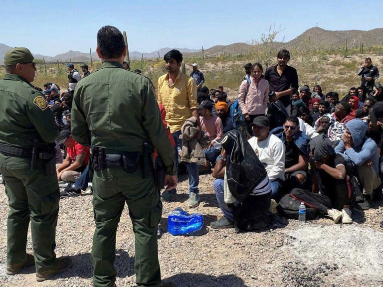 vIndians illegally into USA