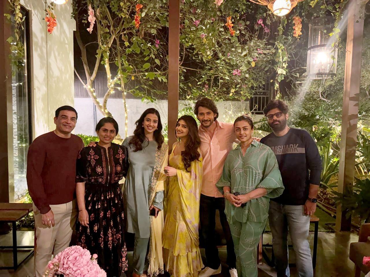 Photos: Mahesh Babu’s Home Party for the Guntur Kaaram Team