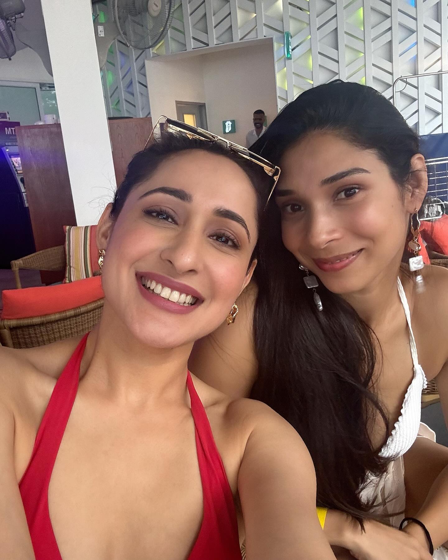Pragya Jaiswal Bikini Thailand Beach