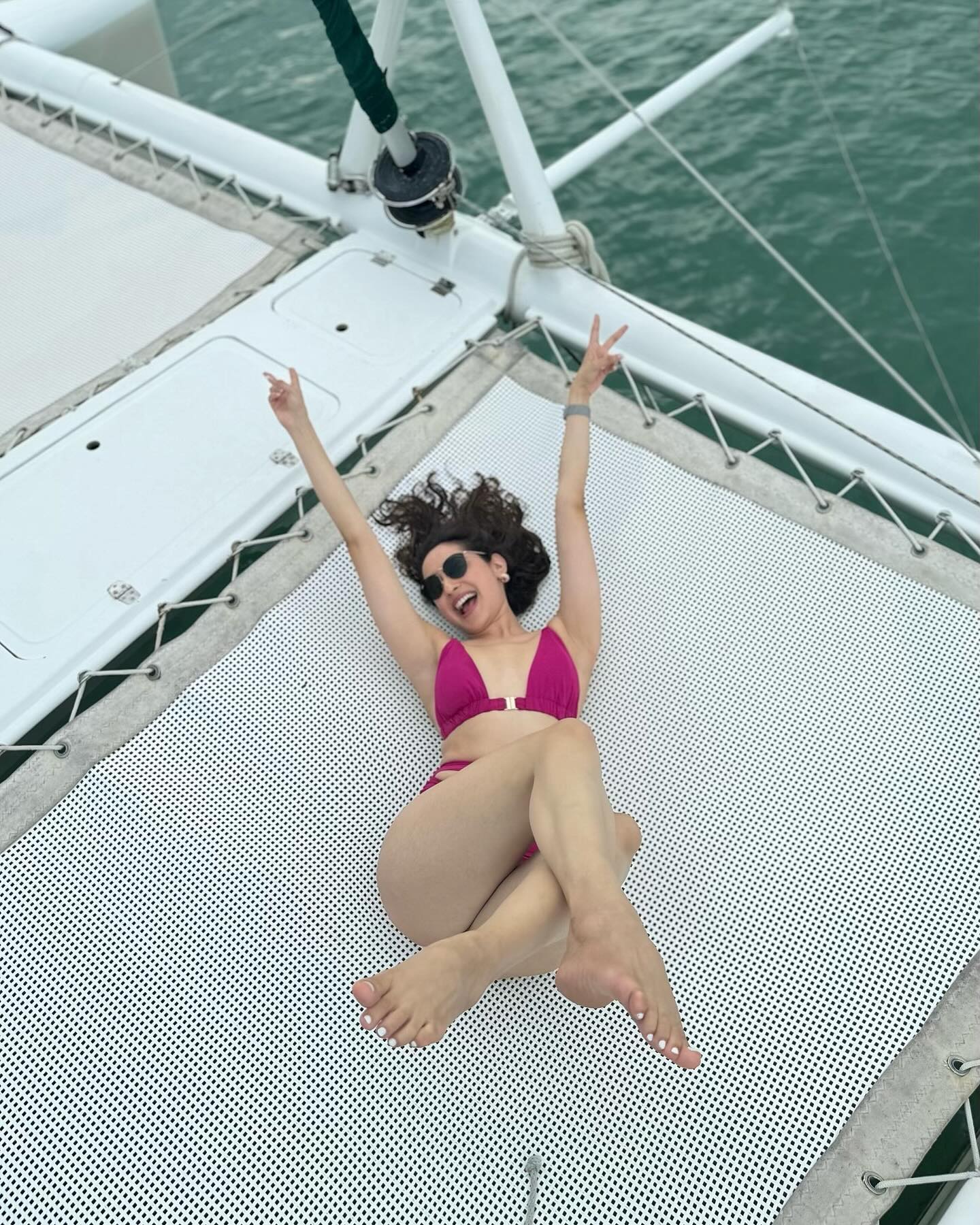 Pragya Jaiswal Bikini Thailand Beach