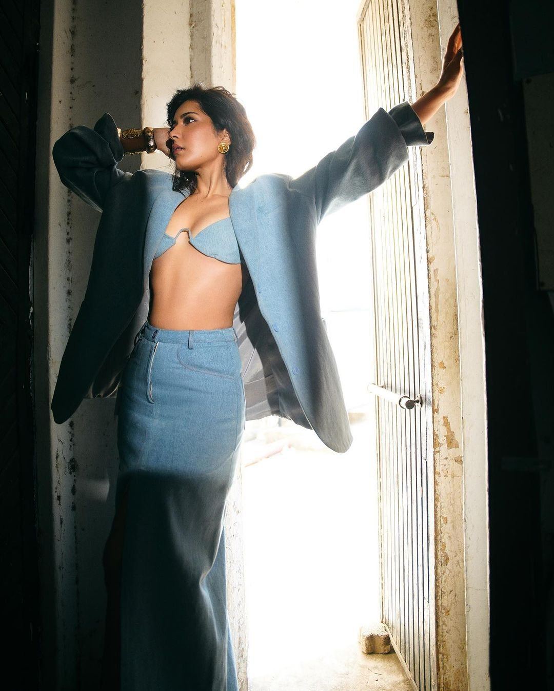 Sizzling in Blue: Raashii Khanna's Stunning Look