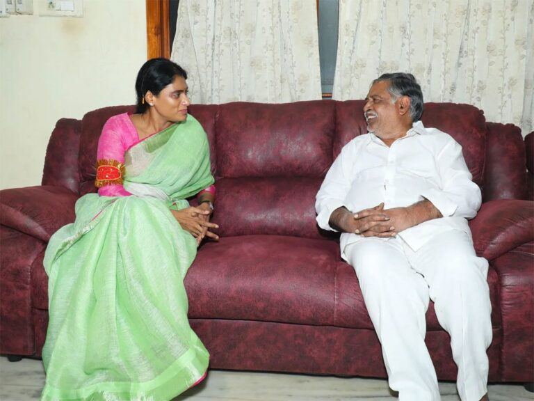 YS Sharmila Meets Dutta Ramachandra Rao