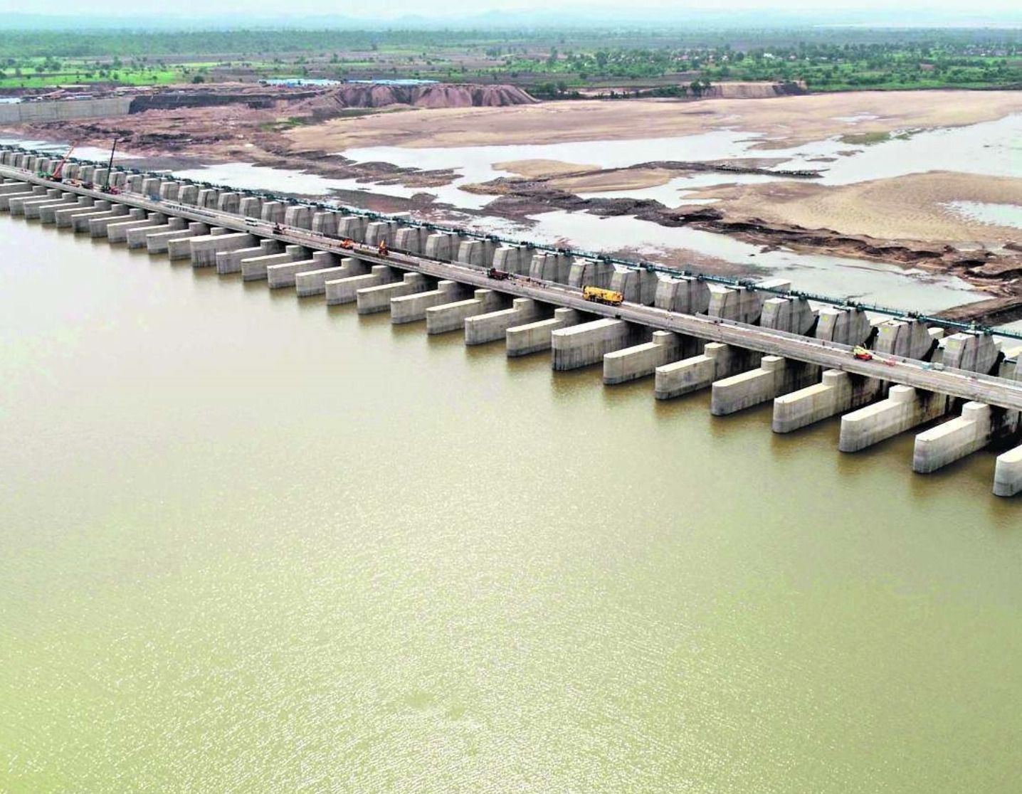 Leakages In Another Barrage In Telangana