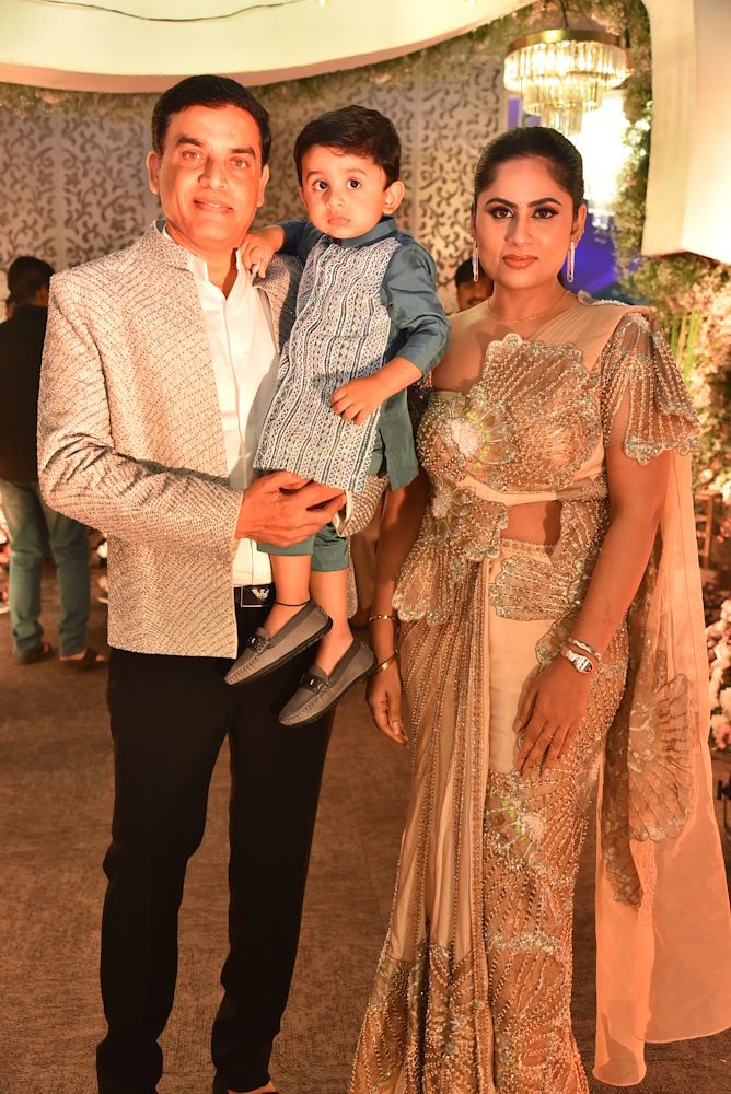 Celebs at Dil Raju’s Nephew’s Wedding Reception