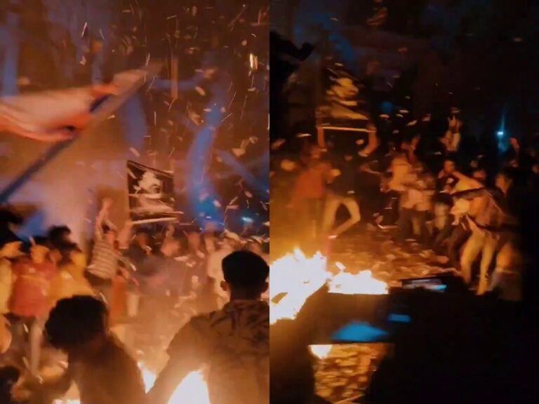 Pawan Kalyan Fans Light Fire Inside Theater