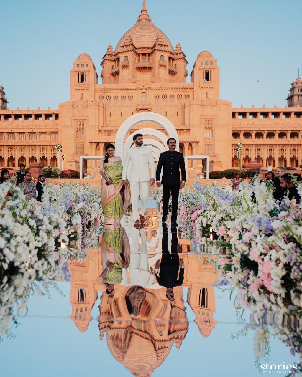 Wedding-Pics-Sharmila's-son-Raja-Reddy-and-Priya