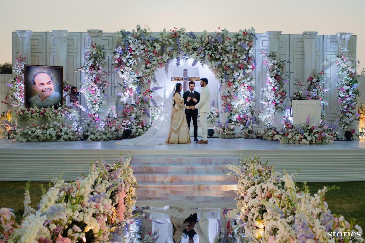 Wedding-Pics-Sharmila's-son-Raja-Reddy-and-Priya