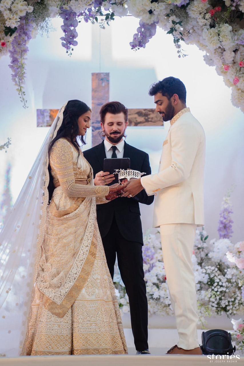 Wedding-Pics-Sharmila's-son-Raja-Reddy-and-Priya