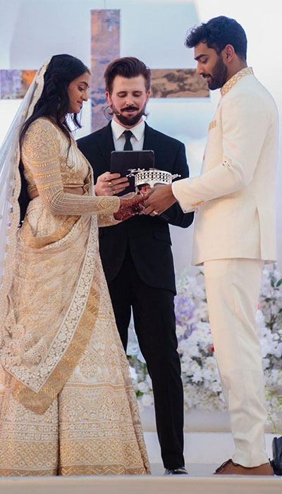 Wedding Pics: Sharmila’s Son Raja Reddy & Priya