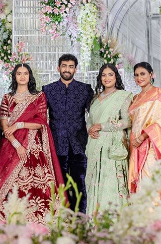 YS Sharmila Son Wedding Reception