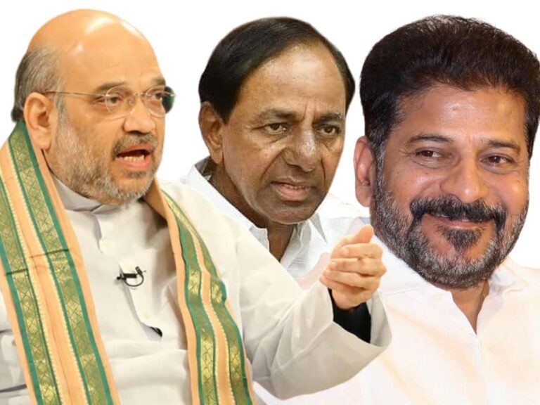 Amit-Shah-Revanth-Reddy-KCR
