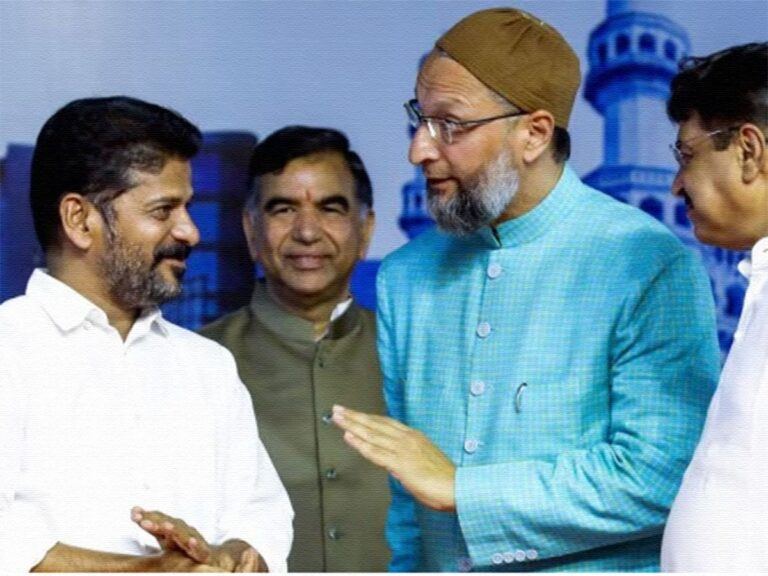 Asaduddin Owaisi Supports Revanth Reddy