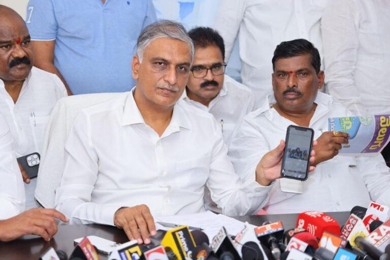 Harish Rao Kavitha Arrest