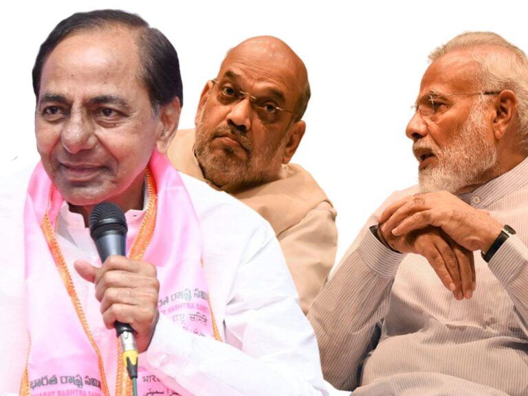 KCR Modi amit Shah
